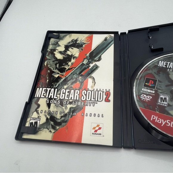 Metal Gear Solid 2: Sons of Liberty-PlayStation 2/PS2 - CIB - Disc is near mint - Picture 4 of 12